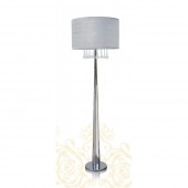 MOON lampa podłogowa srebrna 3056L